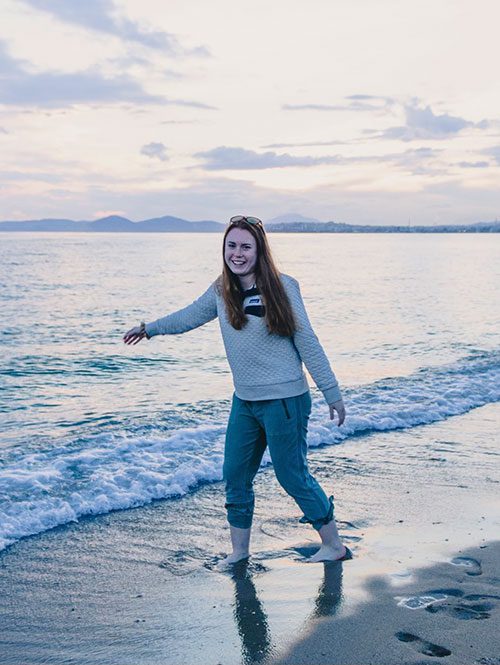 Fionn Fortune, MA at beach