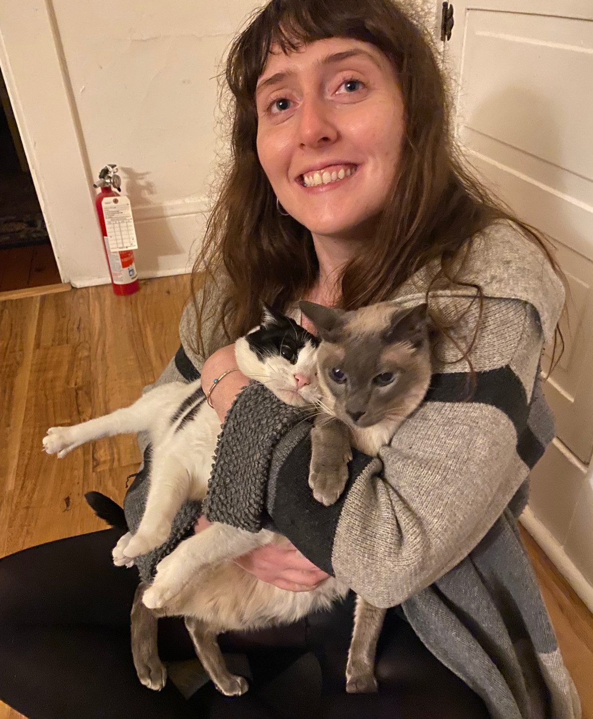 Allie-casual Allie Place with kitty